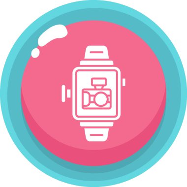 Kamera. Web simgesi basit illüstrasyon