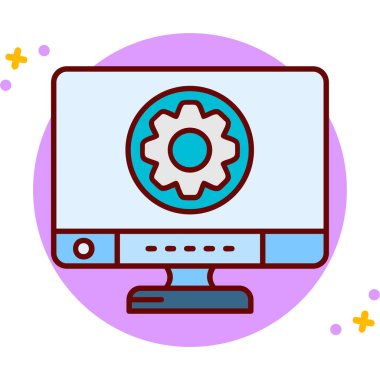 dişli tekerleği ve dişlisi olan dizüstü bilgisayar