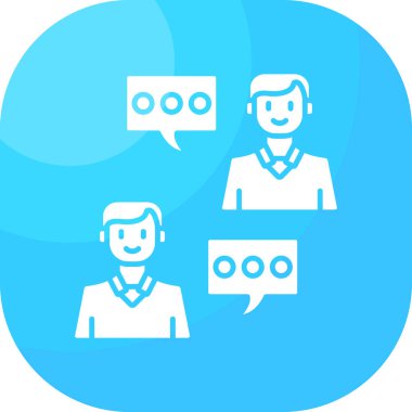 sohbet sohbet tartışma simgesi