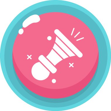 Alarm! Web simgesi basit illüstrasyon