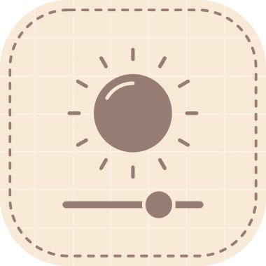 Güneş Sistemi simgesinin vektör illüstrasyonu