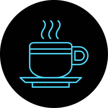 Kahve fincanı. Web simgesi