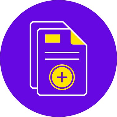 Dizin modern simgesinin vektör illüstrasyonu