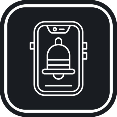 cep telefonu ikonu vektör illüstrasyonu