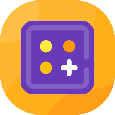 Oyun web simgesi basit illüstrasyon