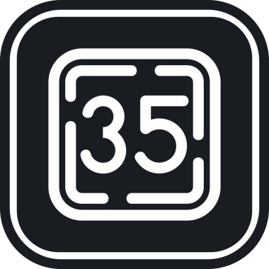 Seo ve dijital simge için vektör illüstrasyonu...