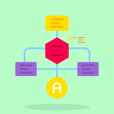 Veri paylaşımı vektör simgesi