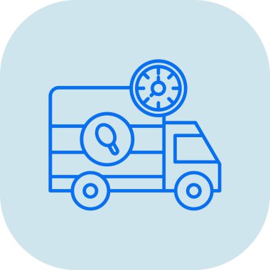 Kamyon. Web simgesi basit illüstrasyon