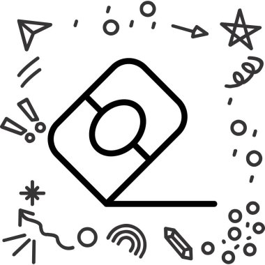 seo modern simgesinin vektör illüstrasyonu