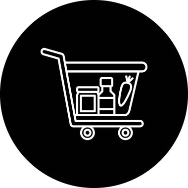 Gıda simgesinin vektör illüstrasyonu