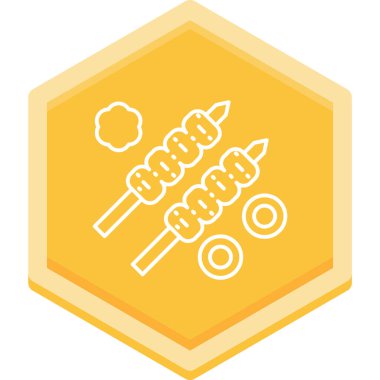 Bir b simgesinin vektör illüstrasyonu