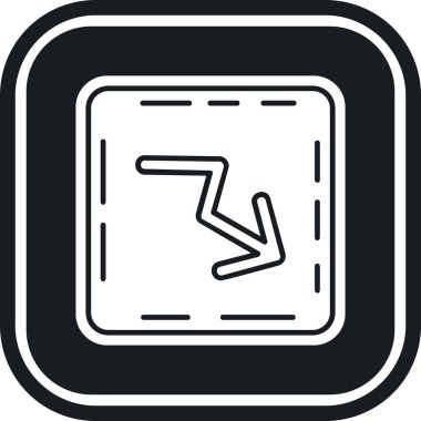 Modern oto tamir simgesinin vektör illüstrasyonu