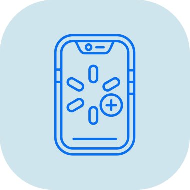 Vektör Mobil simge illüstrasyonu