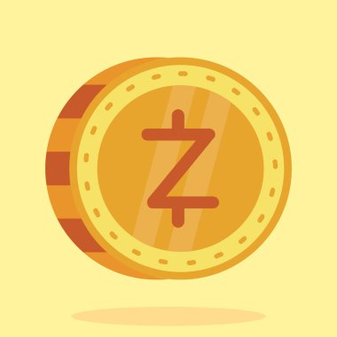 Bozuk para vektörü düz renk simgesi