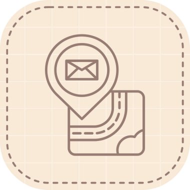 Harita iğne simgesi. vektör illüstrasyonu