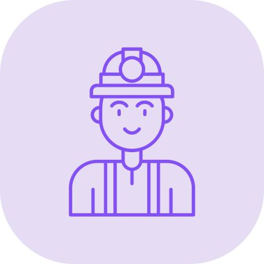 Bir itfaiyeci simgesinin vektör çizimi