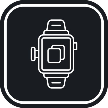 saat simgesi, vektör illüstrasyonu