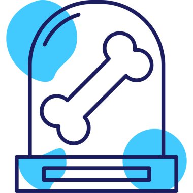 Mavi arkaplanın vektör illüstrasyonu