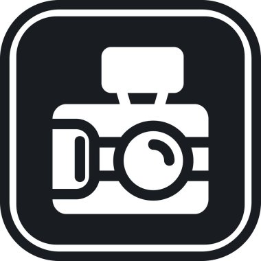 Kamera simgesi, modern tasarım illüstrasyonu