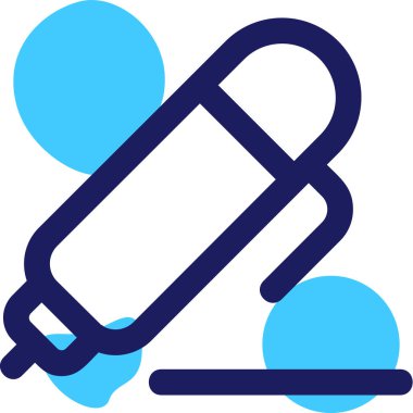 Beyaz arkaplandaki tek bir izole simgenin vektör çizimi