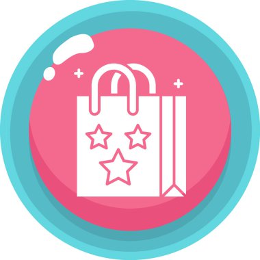 Alışveriş. Web simgesi basit illüstrasyon