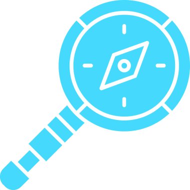 büyütme cam simgesi vektör illüstrasyon grafik tasarımı