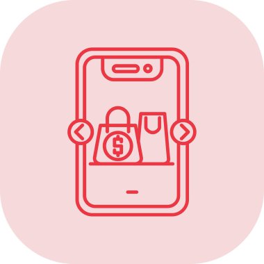 hareket eden telefon vektör çizim