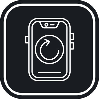 mobil simge vektör illüstrasyonu