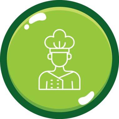 vektör şef çizimi