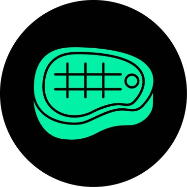 Eşsiz termometre kabartma vektör simgesi