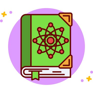 Kitap. Web simgesi vektör illüstrasyonu