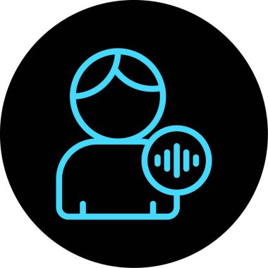 İnsan simgesinin vektör illüstrasyonu