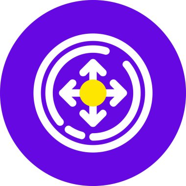 hedef simge vektör illüstrasyonu