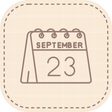 Takvim simgesi tasarımı, vektör illüstrasyonu