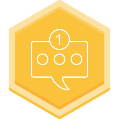 sohbet web simgesi, vektör çizim