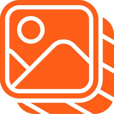 Tek bir izole simgenin vektör illüstrasyonu