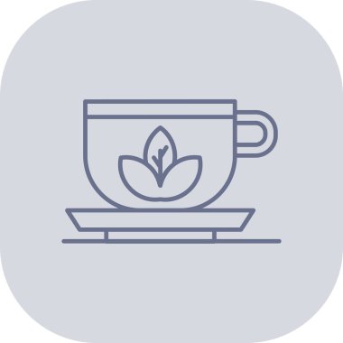 Kahve simgesinin vektör illüstrasyonu