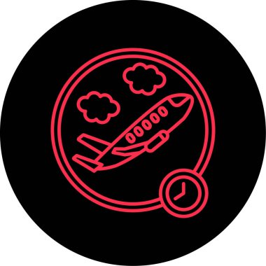 Uçak. Web simgesi basit illüstrasyon