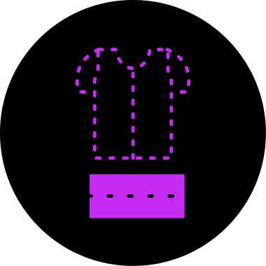 Modern bir simgenin vektör illüstrasyonu