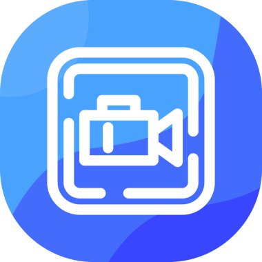 Kamera. Web simgesi basit illüstrasyon