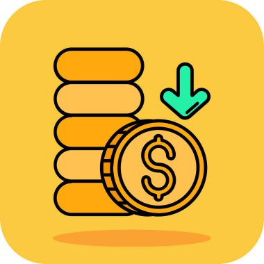 money vector icon modern simple illustration