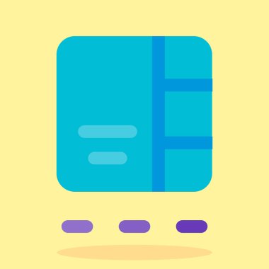 kutu simgesi vektör illüstrasyonu