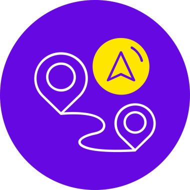 vektör konumu simgesi, illüstrasyon