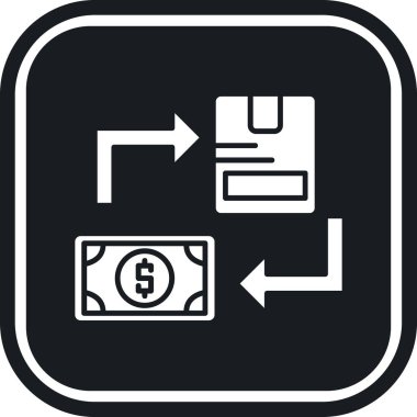 nakit para simgesi, basit vektör tasarımı