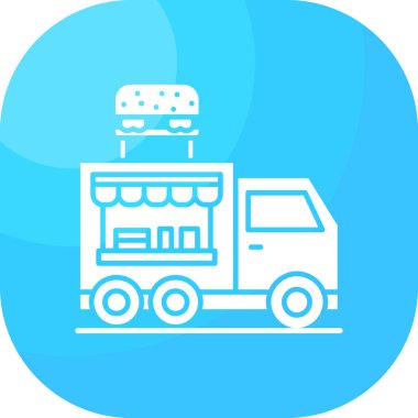 Gıda Web ikonu vektör illüstrasyonu