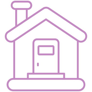 ev simgesi vektör illüstrasyonu