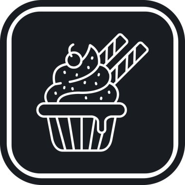 Kek simgesi, basit biçim.