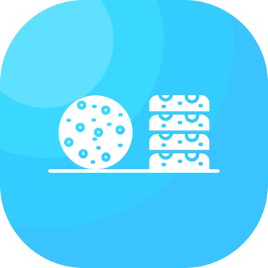 Pasta Simgesinin Vektör illüstrasyonu