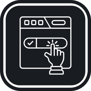 atm kart simgesi, basit vektör illüstrasyonu