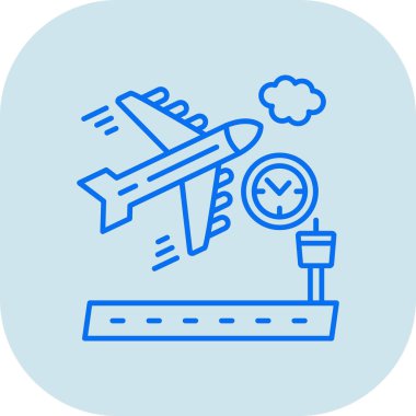 Uçak uçuş simgesi doldurulmuş - ana hat biçimi